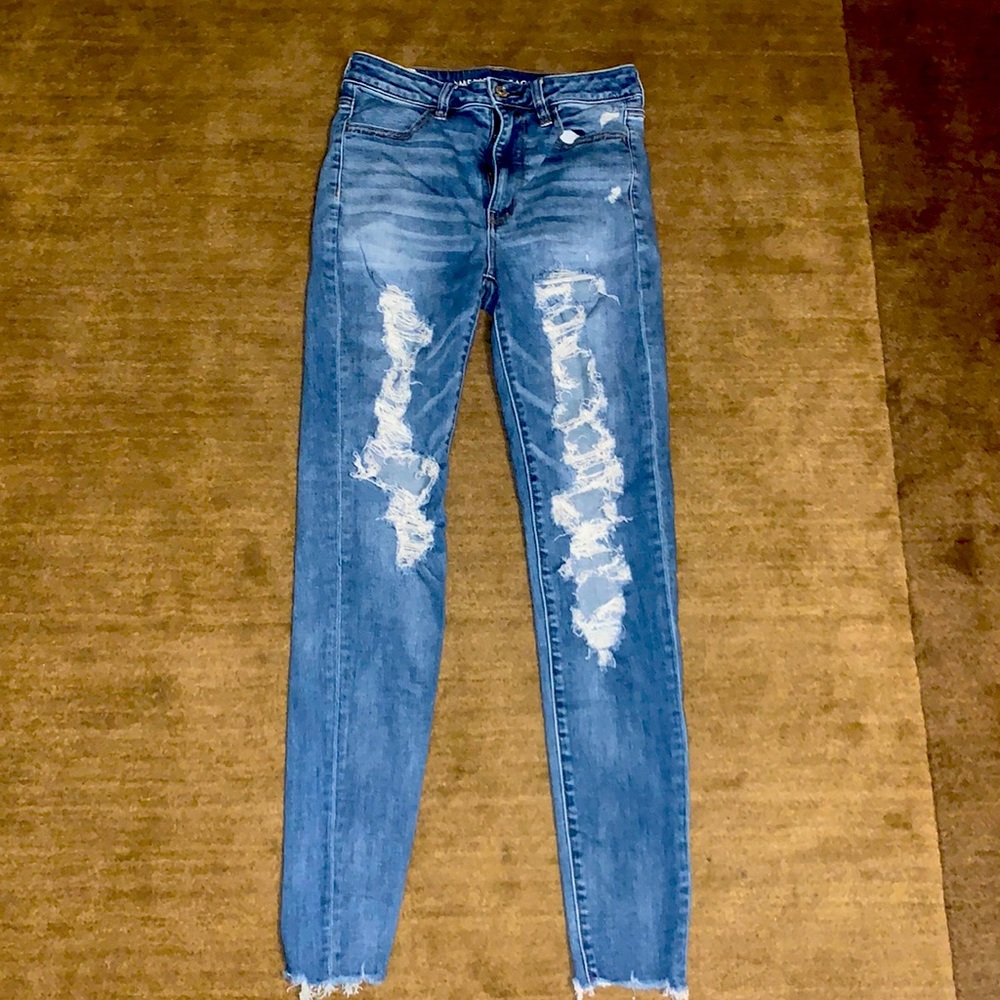 American Eagle Skinny Jeans Size 6 Long